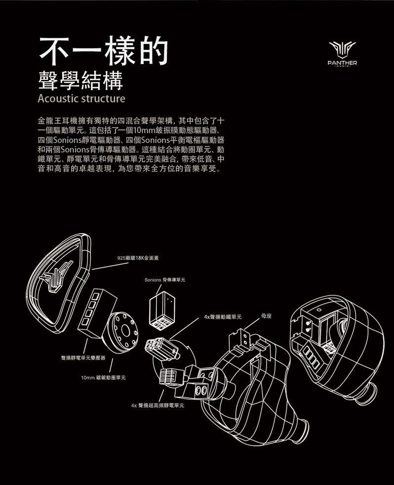 Golden Dragon King（金龍王） - 通用入耳式耳機